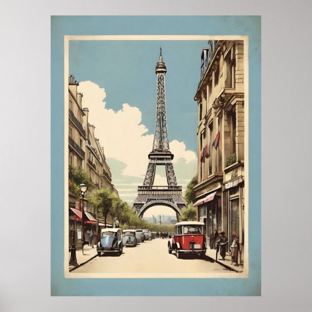 Paris vintage poster (Front)