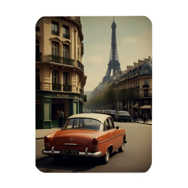 Paris vintage poster magnet (Vertical)
