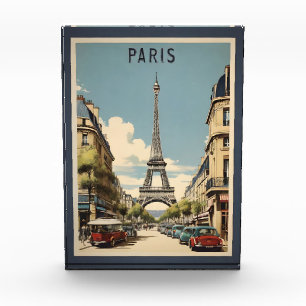 Paris vintage poster photo block