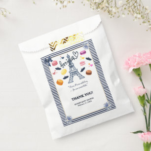Paris w/ Love for Our Sweet Bebe Baby Shower Favour Bags