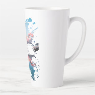 Paris Watercolor Splash Art Mug Eiffel Tower