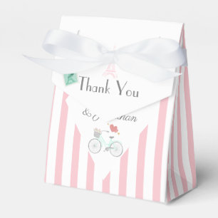 Paris Wedding Thank You Favour Box