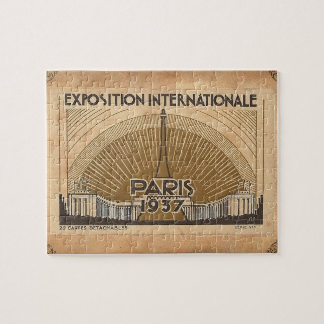 Paris-Weltausstellung 1937 Jigsaw Puzzle (Horizontal)