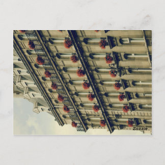 Paris windows postcard