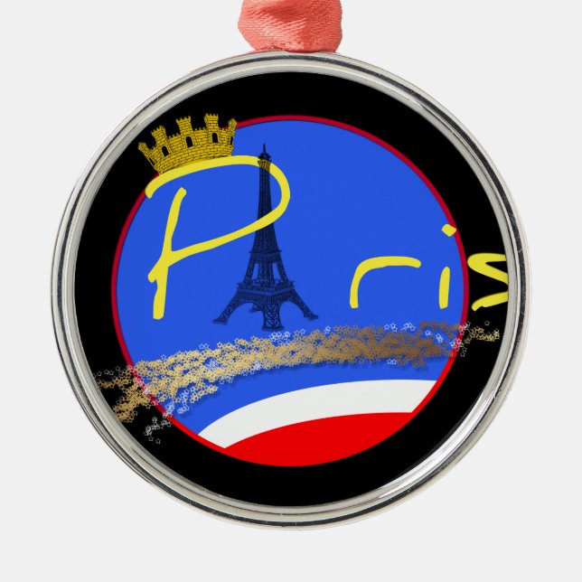 Paris with Crown Ornament (Front)