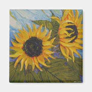 Paris' Yellow Sunflower Magnet