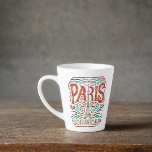 Parisian Bloom Love Symphony  Latte Mug