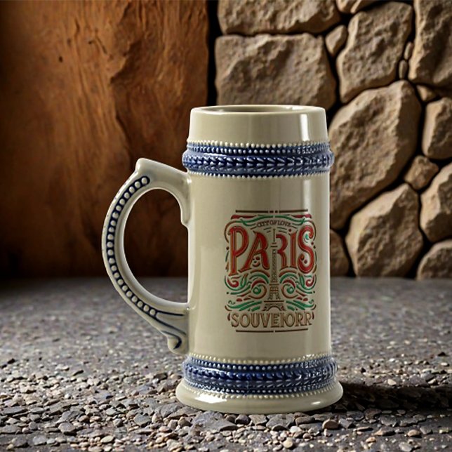 Parisian Bloom Love Symphony Stein Mug (Creator Uploaded)