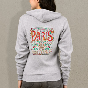 Parisian Bloom Love Symphony Women Full-Zip Hoodie