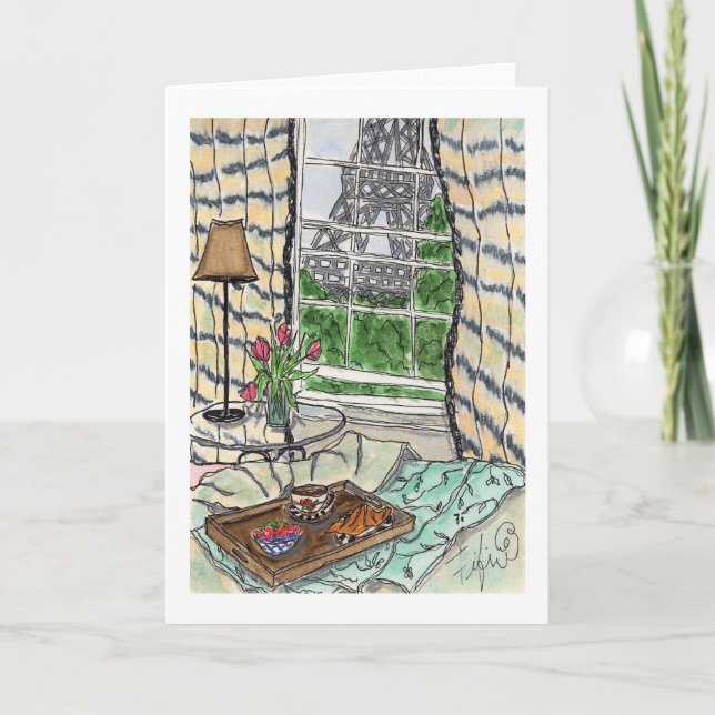 Parisian Breakfast Card (Front)