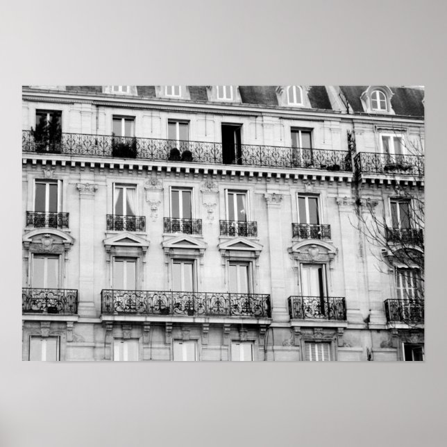 Parisian Building Poster (Front)