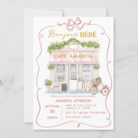 Parisian Cafe Pink Coquette Baby Shower