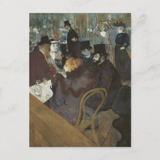 Parisian Cafe Postcard (Front)