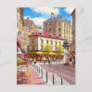Parisian Captivating Streets  Postcard
