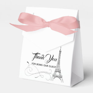 Parisian Doodles Wedding Favour Box