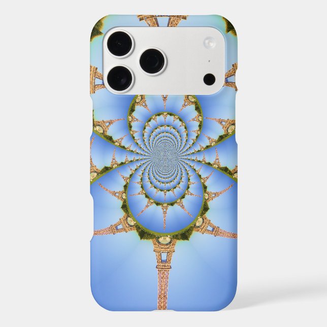 Parisian Dream | Eiffel Tower Kaleidoscope Blue Sk (Back)