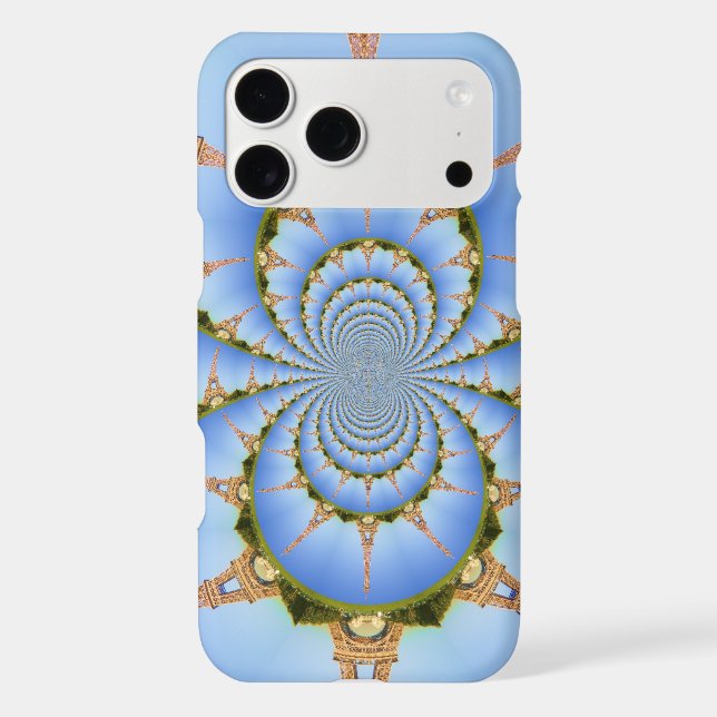 Parisian Dream | Eiffel Tower Kaleidoscope Blue Sk (Back)