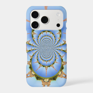 Parisian Dream Eiffel Tower Kaleidoscope Blue Sk