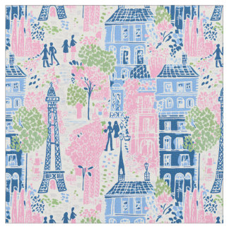 Parisian Dreamscape Fabric