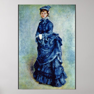 Parisian Girls (The Lady In Blue) By Pierre-August Poster