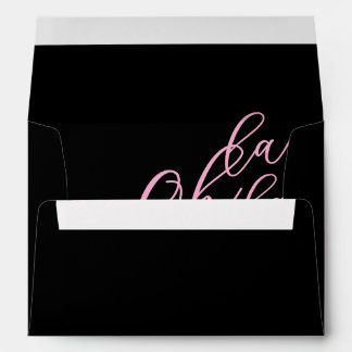 Parisian Oh La La Bridal Shower Envelope