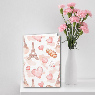 Parisian Romance Valentine Card