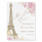 Parisian She Said Oui Bridal Shower