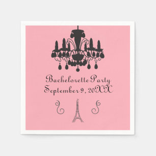 Parisian Themed Bachelorette Party - Napkin