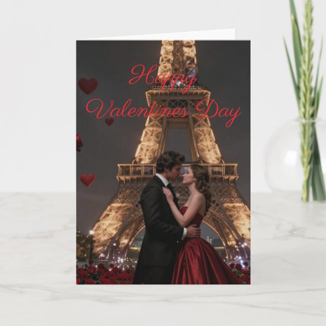 Parisian Valentines Day Card (Front)
