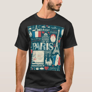 Parisian Vintage: French Republic Elegance T-Shirt