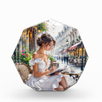 Parisian Women Elegance: Paris Café Street Vibes
