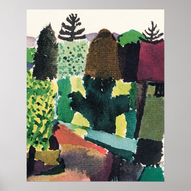 Park (1920) by Paul Klee Poster (Front)