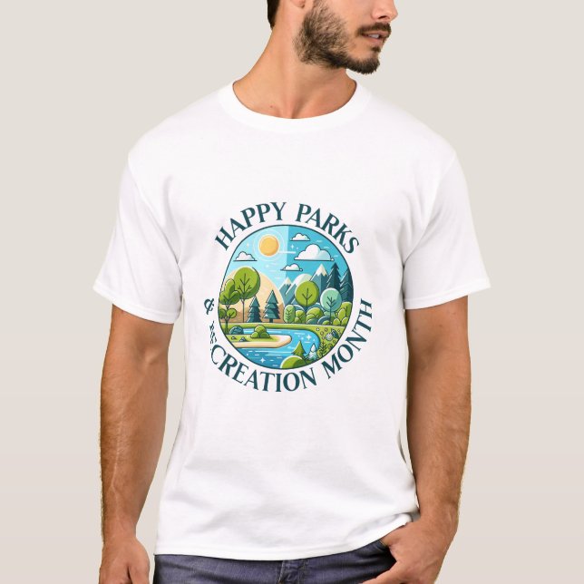 park and recreation month T-shirt (Front)
