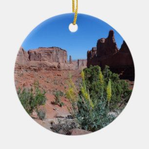 Park Avenue- Arches National Park Ceramic Tree Decoration
