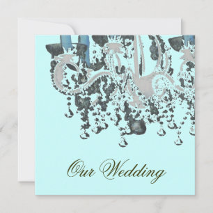 Park Avenue Chandelier ~ Invitation Wedding