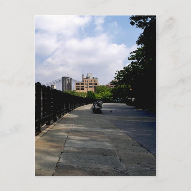 Park Bench Post Card (Front)