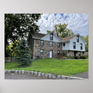 Park Building with Tree Poster