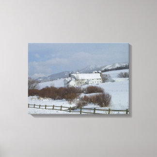 Park City Barn Photo Canvas Print