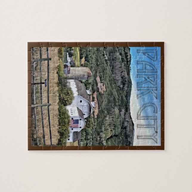 Park City Barn Puzzle (Horizontal)
