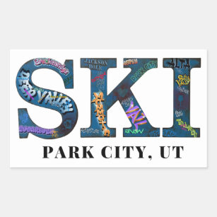 Park City Graffiti Sticker