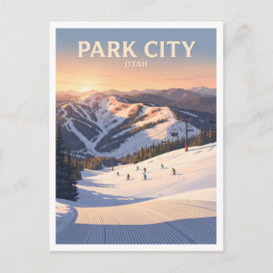 Park City Mountain Resort Utah Postcard