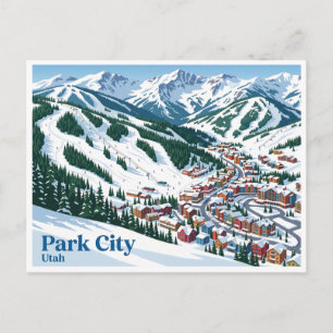 Park City Mountain Utah Postcard