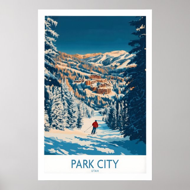 Park City Print Utah Skiing 1 (Front)
