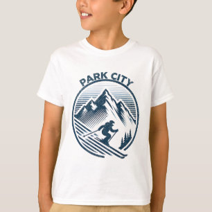 Park City Ski Resort Winter Skiing Utah T-Shirt