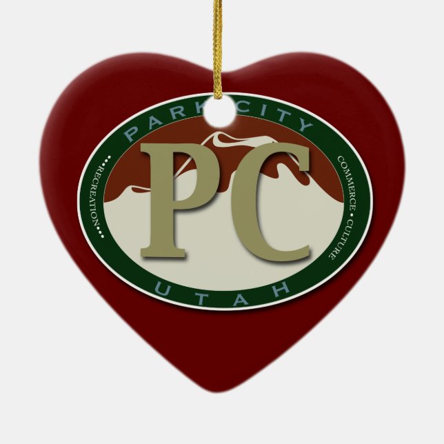 Park City Souvenir Ornament (Back)