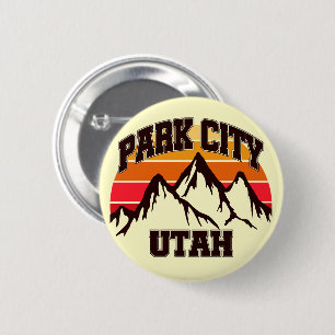 Park City,Utah 6 Cm Round Badge