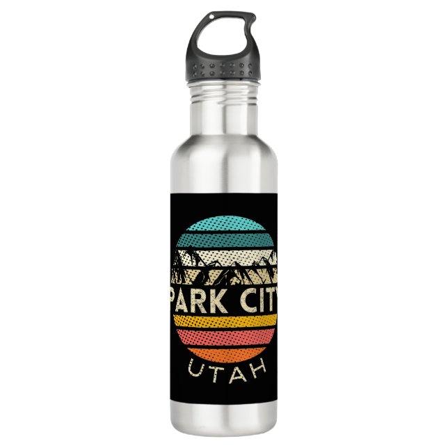 Park City Utah 710 Ml Water Bottle (Front)