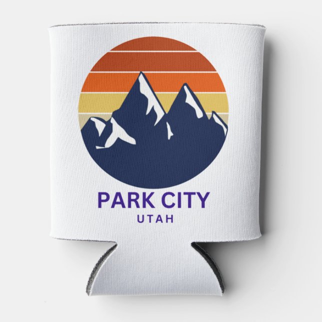 Park City, Utah  Can Cooler (Front)