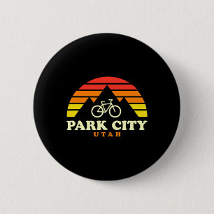 Park City Utah Mountain Biking Park City Mtb Trail 6 Cm Round Badge