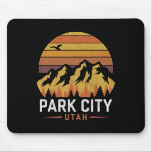 Park City Utah Mountains Ski Hiking Camping Trip S Mouse Pad